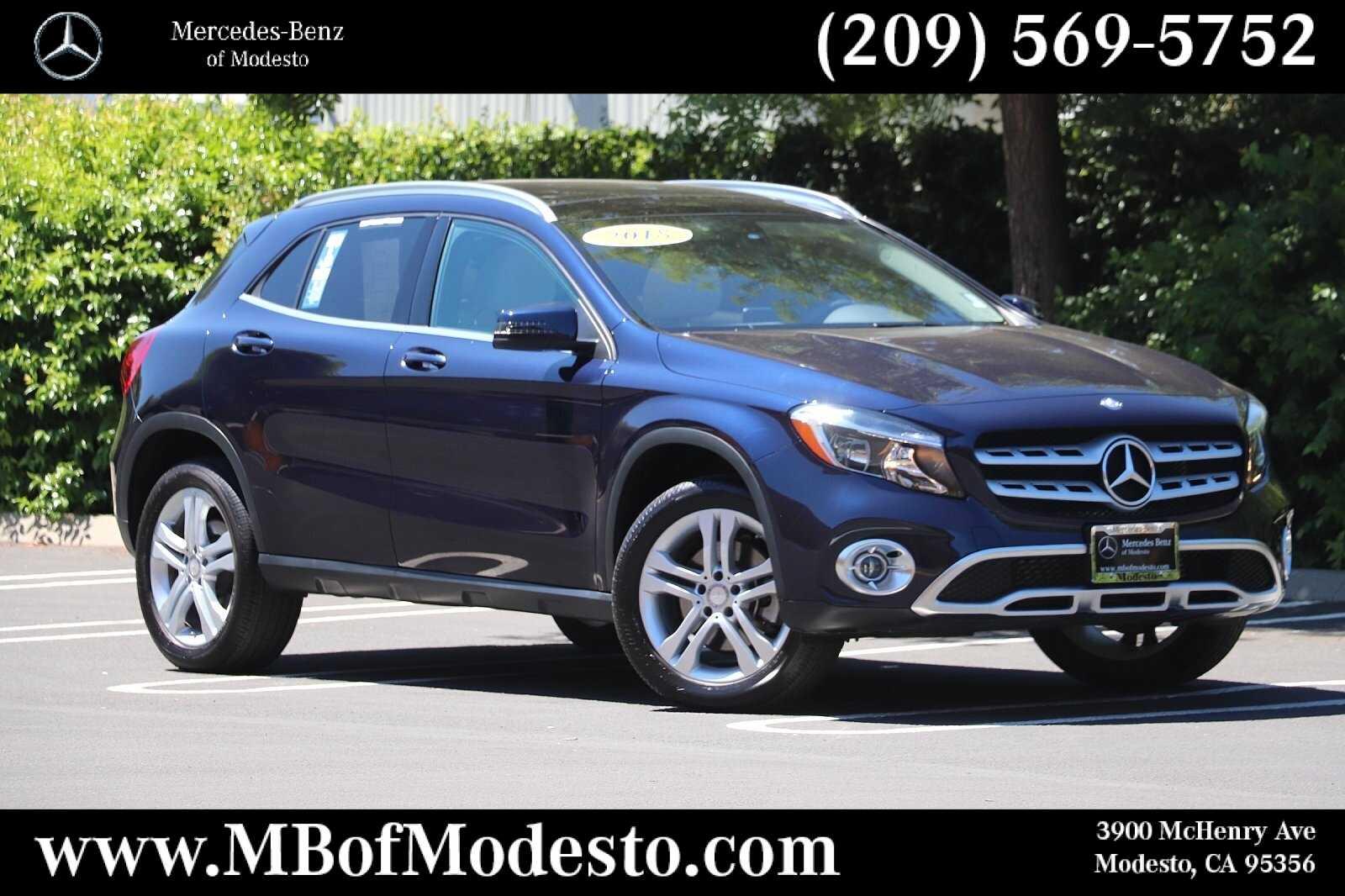 Certified Pre Owned 18 Mercedes Benz Gla Gla 250 Suv In Modesto 1872 Mercedes Benz Of Modesto